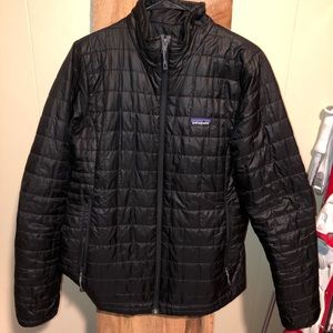 Patagonia Womens NanoPuff BLACK Jacket Size Large
